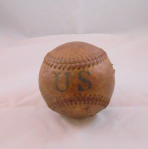 Clearly, a nothing-special WWII Special Services baseball. This is the main image used for the auction.