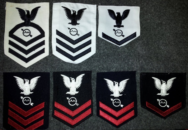 After WWII, the radarman With manufacture dates ranging from the 1940s, this selection of Radarman/Operation Specialist badges includes current-issue SSI.