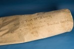 Canvas Bag - the Armistead family kept the Star-Spangled Banner in this large canvas bag (source: Smithsonian institute).